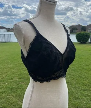 Savage X Fenty Black Lace Bra thumbnail 2