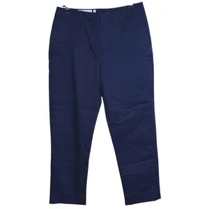 Wildfang Womens Ace Slim Crop Pants Size 8 Navy Blue Tailored Quiet Luxury Work thumbnail 2