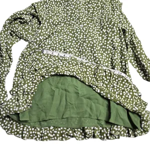 Reformation‎ Marcy Green Polka Dot Dress Size: 8 thumbnail 4