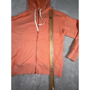 Aerie Down-To-Earth Full Zip Hoodie prach Small Oversized thumbnail 2