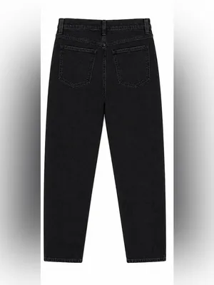 Abercrombie & Fitch High Rise Black Jeans Size 31 Short Straight thumbnail 3
