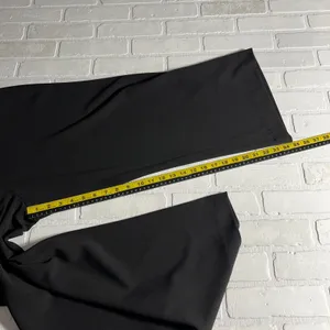 Express Trouser High Rise Pants Womens Large Black Solid Work Career Office New‎ thumbnail 11
