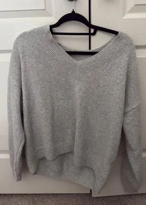 Knit Hollister Sweater Grey thumbnail 1