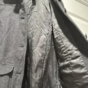 LL Bean Womens Gray Wool Blend Thinsulate Insulated Field Coat Jacket Large thumbnail 8