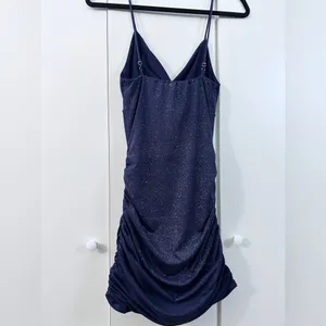 Lucy in the Sky Talia Front Twist Mini Dress - Navy - S thumbnail 8