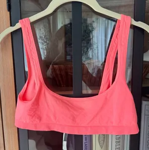 Anthropologie zero feel seamless neon bralette scoop neck the lyrebird stretchy thumbnail 1