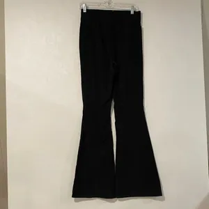 We The Free Black Corduroy Flare Pants Size 28 Boho Retro Bell Bottom thumbnail 3