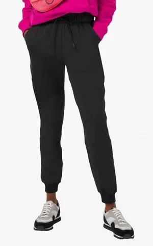 Lululemon Keep Moving Ankle Jogger Pant size 4 Black High Rise Drawstring thumbnail 1