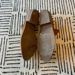 Lucky Brand Caramel Brown Leather Almond Toe Ankle Boots Size 10 thumbnail 7