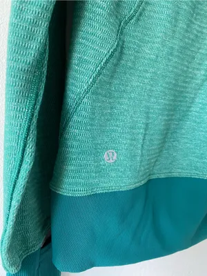 lululemon athletica runderfulTeal Half-Zip Pullover thumbnail 8