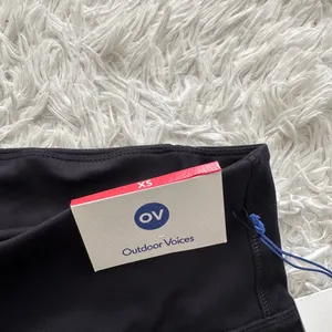 Outdoor Voices CloudKnit Bike Shorts High Rise Black Size XS thumbnail 4