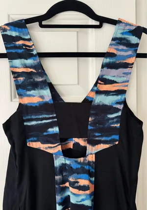 Anthropologie Maeve V-neck Colorblocked Oversized Maxi Dress, Size 0 thumbnail 11