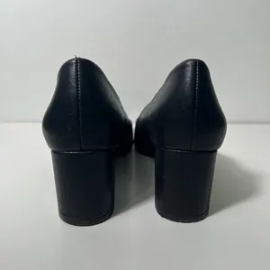 Naturalizer Warner Square Toe Solid Black Pump High Heels thumbnail 8