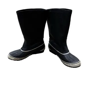 Sorel Boots Womens Size 11 Sorellington Black Tall Rain Waterproof MidCalf Boots thumbnail 4