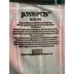 Joyspun Womens Red Plaid Cheers Christmas Pajama Set Jogger PJs Medium Holiday thumbnail 2