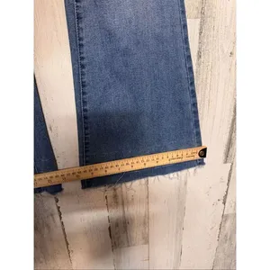 Refuge Women’s Medium Wash Flare Jeans Raw Hem – Size M thumbnail 9