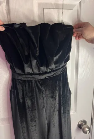 Black Velour Jumpsuit thumbnail 2