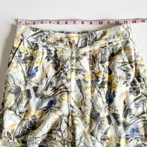 Abercrombie & Fitch Tropical Floral Linen Blend Shorts Women’s Small NWT Pull On thumbnail 4