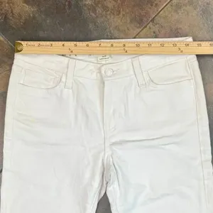 Kate Spade Broome Street White Mid Rise Straight Leg Jeans 29 thumbnail 4