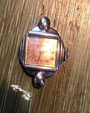 Gruen Vintage Women's Silver Small Thin Watch thumbnail 1