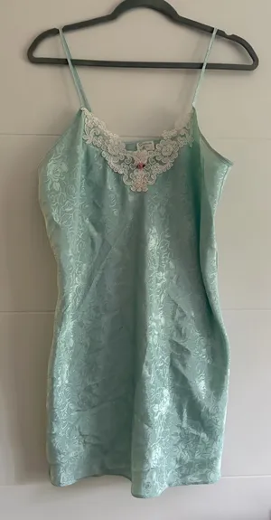 California Miss Blue Floral Slip Dress thumbnail 1