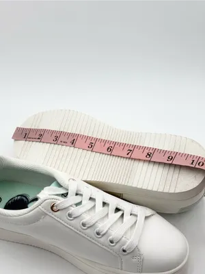 Disney White‎ Sneakers with Gold Mickey Accent and Mint Trim thumbnail 13