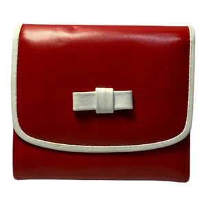 Vintage Rolfs Red Calfskin Leather Wallet | Coin Purse | Snap Closure thumbnail 1