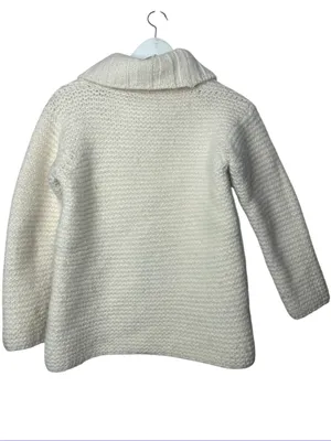 Gaeltarra Ireland Wool Cowl Neck Sweater Size Small thumbnail 4