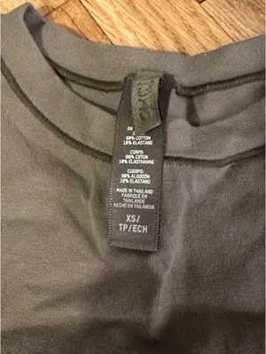 NWOT SKIMS Cotton Jersey T-Shirt in Khaki thumbnail 3