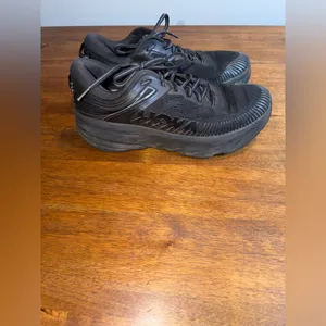 Hoka One One‎ Bondi 7 Sneakers Women's S Black Running Shoes-1110519 BBL thumbnail 2