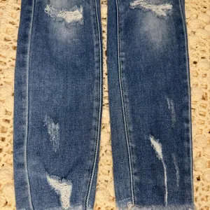 Kancan Women's Blue Distressed Jeans. #17 thumbnail 8