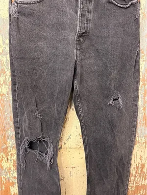 Abercrombie & Fitch The Dad High Rise Jeans 30 10A thumbnail 2
