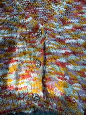 Wild Fable Cutest colorful crop cardigan thumbnail 4