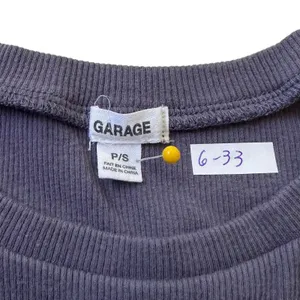 Garage Gray Ribbed Crop Top Women's Size Small | 6-33 thumbnail 4