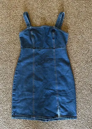 Denim Hollister Dress thumbnail 1