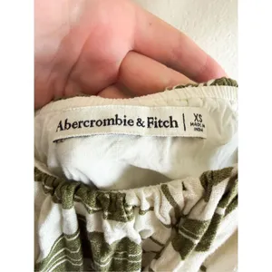 Abercrombie & Fitch Linen Puff Strap Babydoll Mini Dress Size XS thumbnail 5