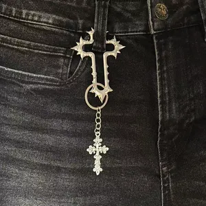 Cross Keychain Charm for Men Women Car Keychain Key Ring Bag Charm Carabiner thumbnail 7