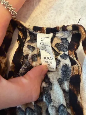 Bebop be you be free cheetah print romper  thumbnail 5