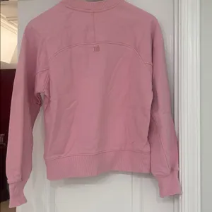 Ami De Coeur-Embroidered Sweatshirt In Pink thumbnail 9
