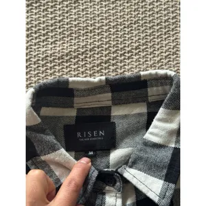 Rails Womens Black Check Long Sleeve Button Blouse Top Flannel‎ Size M thumbnail 3
