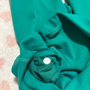 Lululemon Wunder train biker shorts size 2 kelly green thumbnail 5