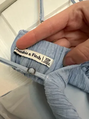 Abercrombie Blue Midi Dress thumbnail 4