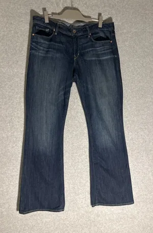 Gap 1969 Sexy Boot Jeans Womens 33/16R Dark Wash Denim‎ Bootcut Mid Rise thumbnail 1