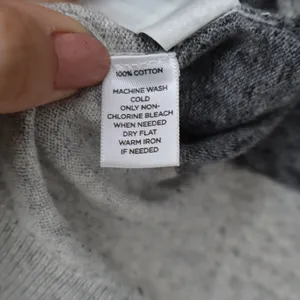 Ann Taylor Loft Womens Grey Striped Cotton Open Front Draped Cardigan Sweater S thumbnail 3