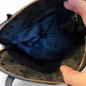Kate Spade Black Saffiano Leather Dome Satchel Crossbody Bag thumbnail 5