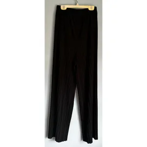 Made By Johnny Wide Leg Pleated Pants Black S/M thumbnail 3