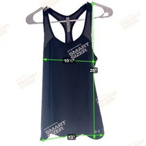 Under Armour Women's Sleek Black Tank Top thumbnail 5