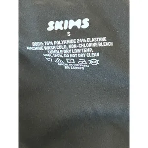 Skims Fits Everybody Wrap Long Slip Dress - Onyx Size Small NWT Authentic thumbnail 8