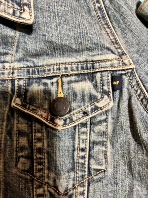 Vintage Abercrombie & Fitch dark washed vintage Jean jacket thumbnail 4