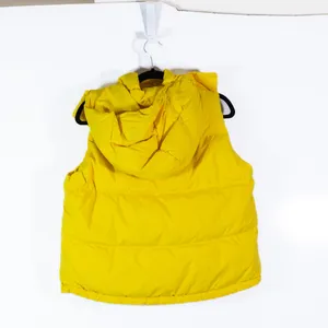 Lululemon Wunder Puff Cropped Goose Down Feather Quilt Vest Jacket Sonic Yellow thumbnail 4